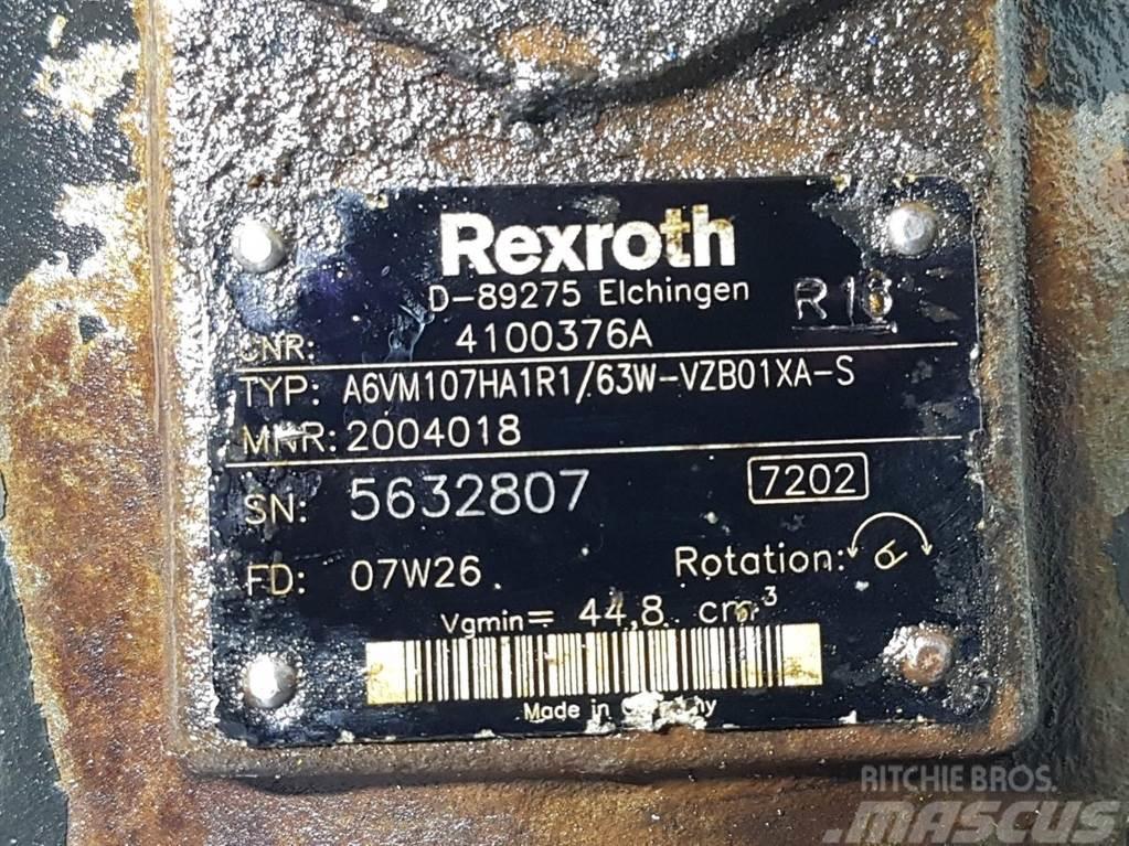 Ahlmann AZ150-Rexroth A6VM107HA1R1/63W-Drive motor Hydraulique