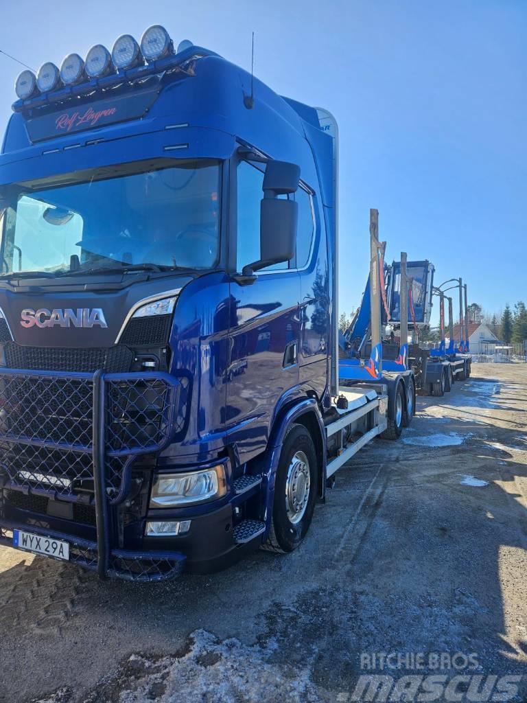 Scania Scania R 580 timmerekipage Camion grumier