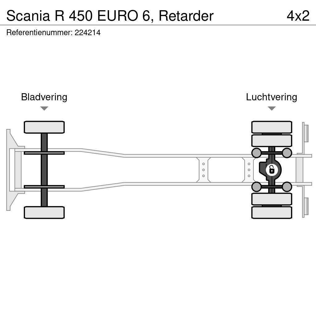 Scania R 450 EURO 6, Retarder Camion Fourgon