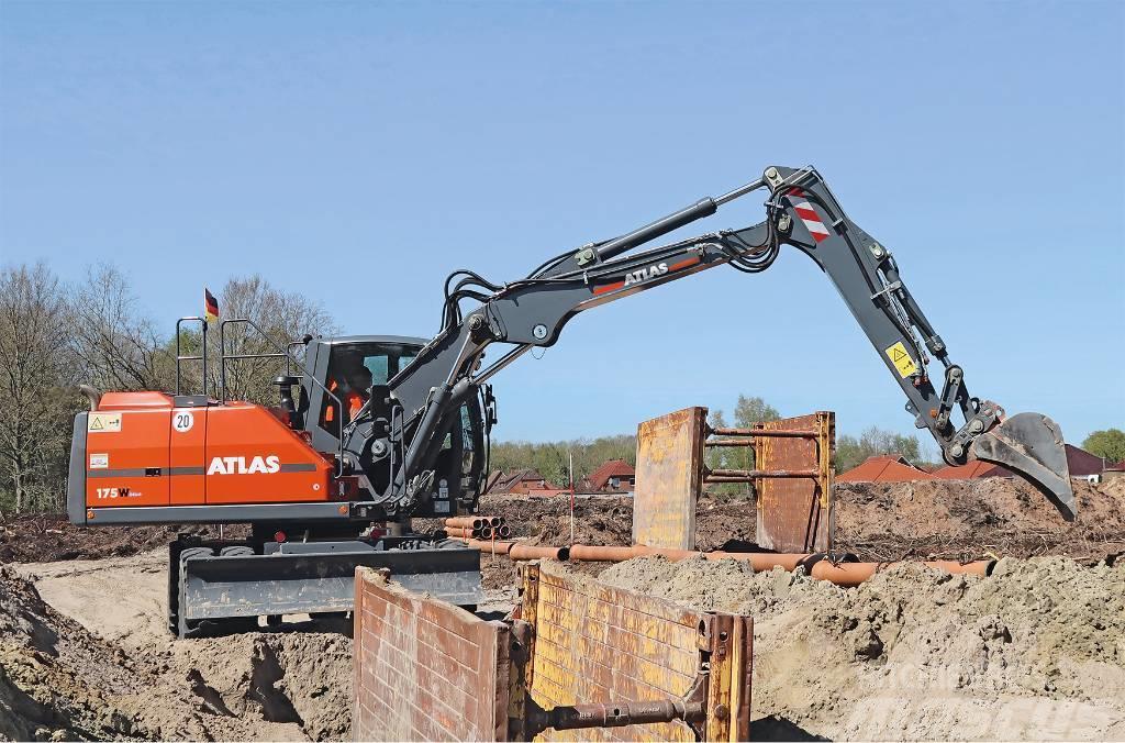 Atlas 175 W Koparka kołowa wheeled excavator Pelle sur pneus