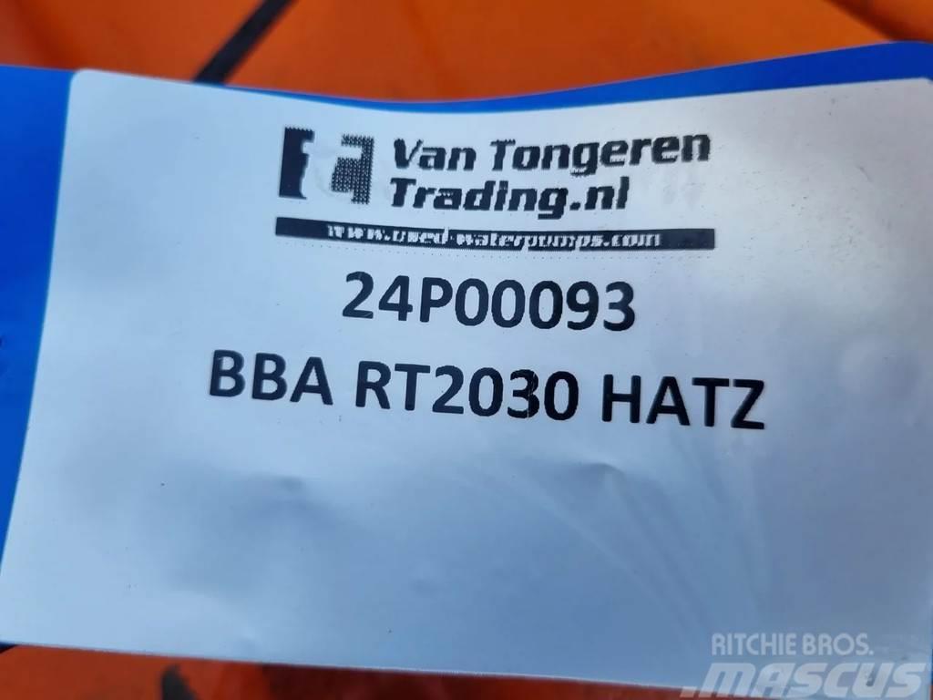 BBA BT/RT2030 HATZ 1D81z Pompe à eau / Motopompe