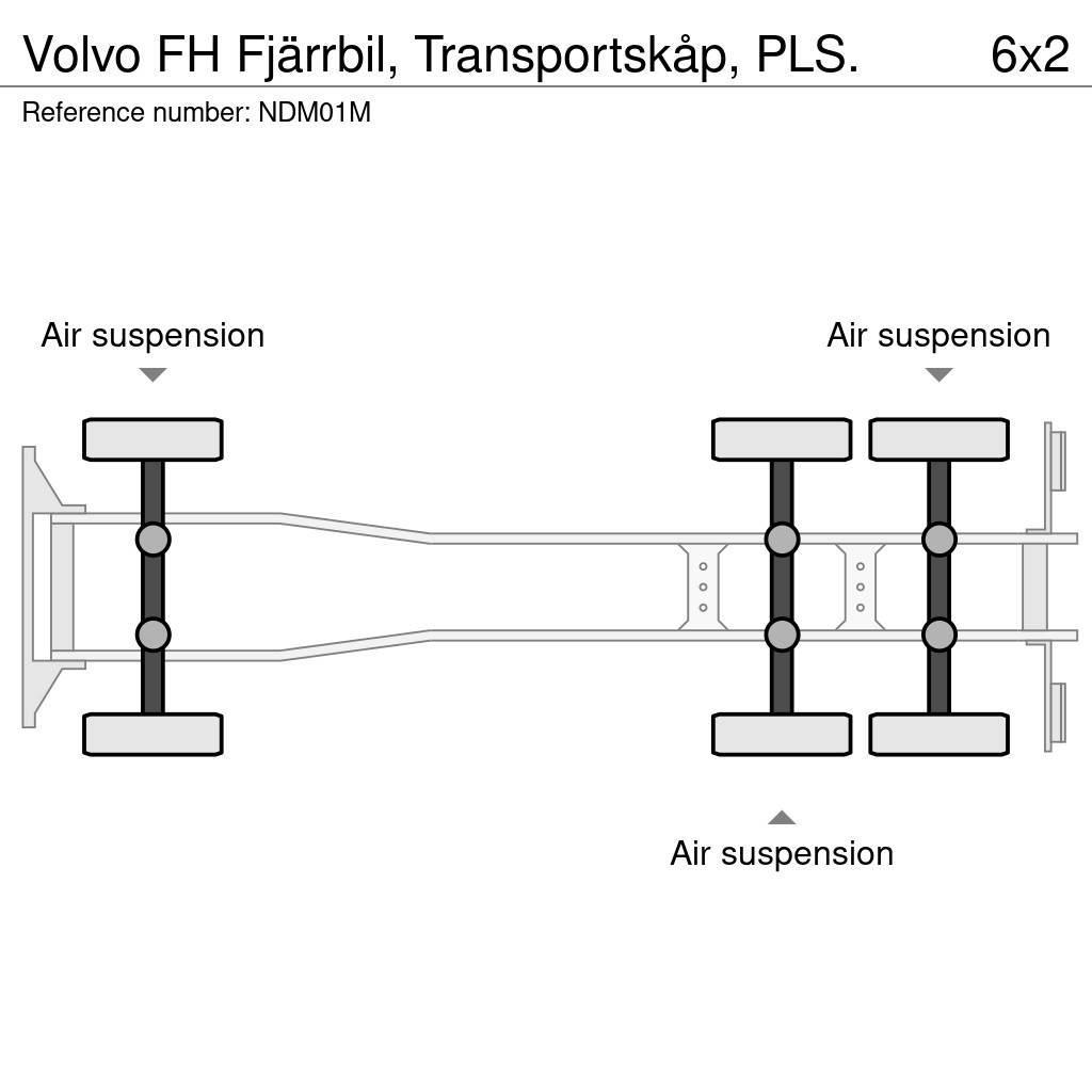 Volvo FH Fjärrbil, Transportskåp, PLS. Camion Fourgon