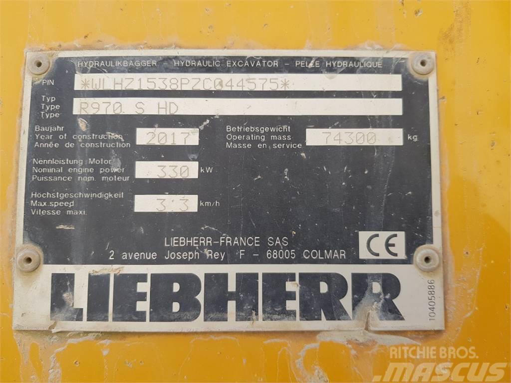 Liebherr R970 S HD Pelle sur chenilles