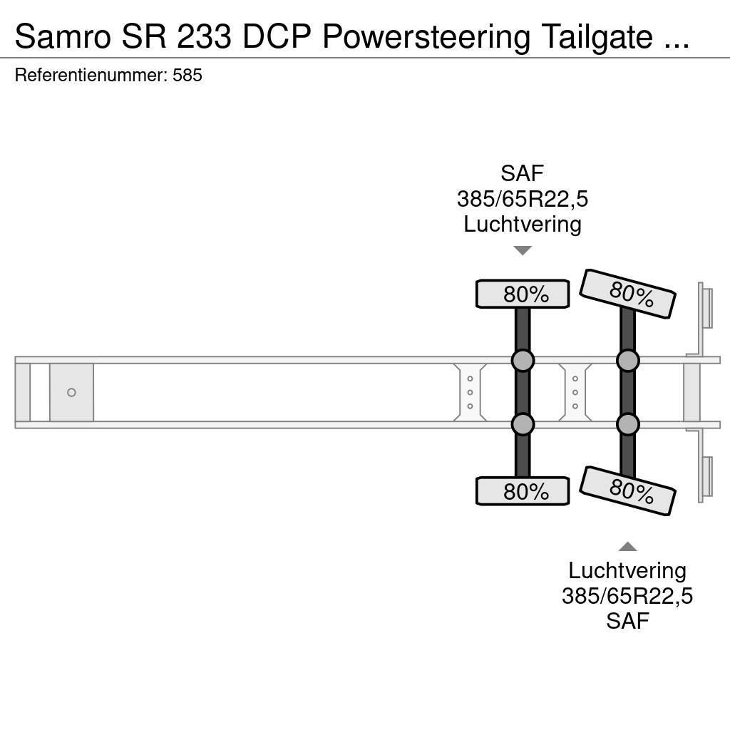 Samro SR 233 DCP Powersteering Tailgate NL Trailer! Semi remorque fourgon