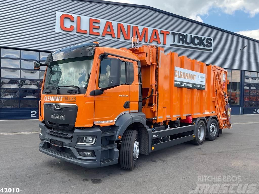 MAN TGS 26.360 VDK CB DUAL (9m3+13m3) SULO weighing sy Camion poubelle