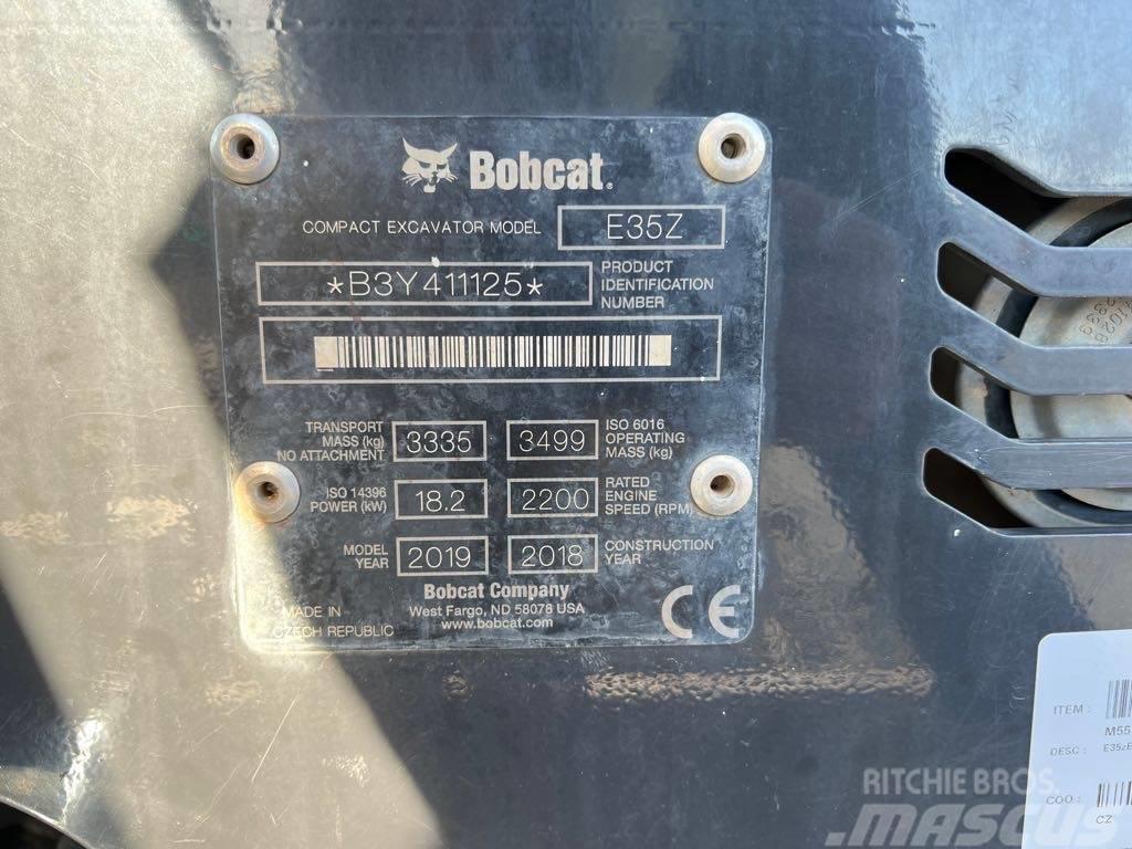 Bobcat E35Z Pelle sur chenilles