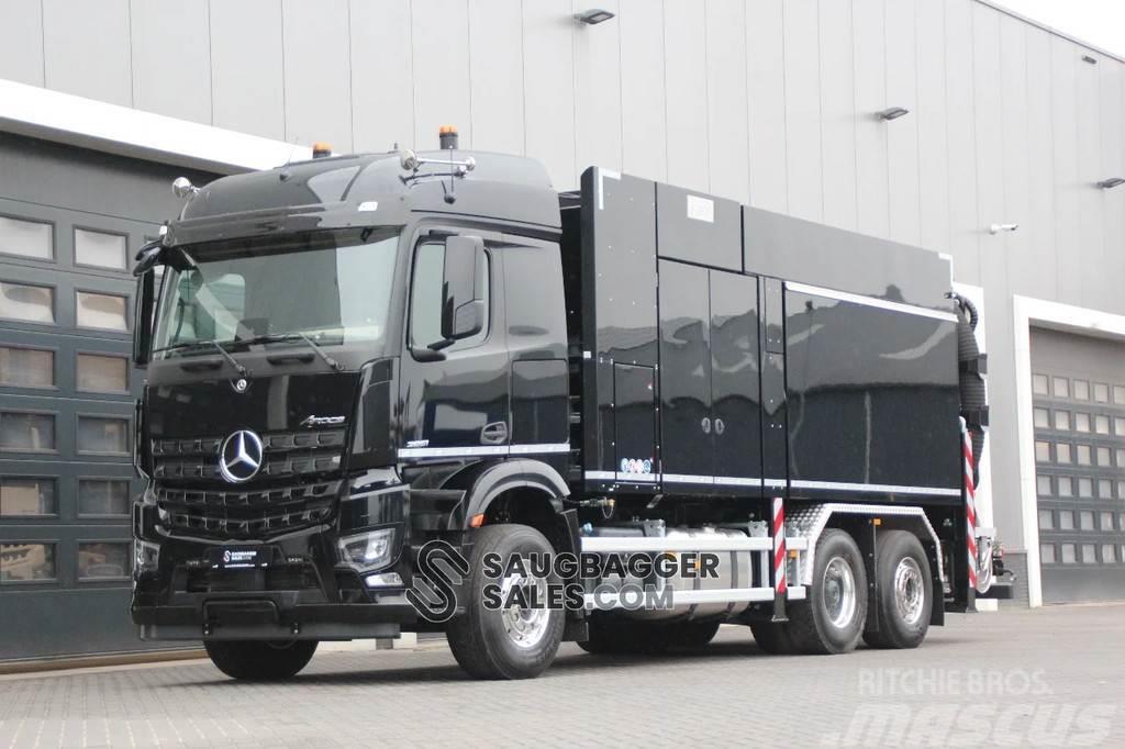 Mercedes-Benz Arocs 2851 MTS 2024 Saugbagger Camion aspirateur, Hydrocureur