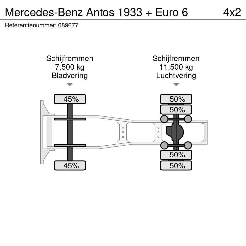 Mercedes-Benz Antos 1933 + Euro 6 Tracteur routier