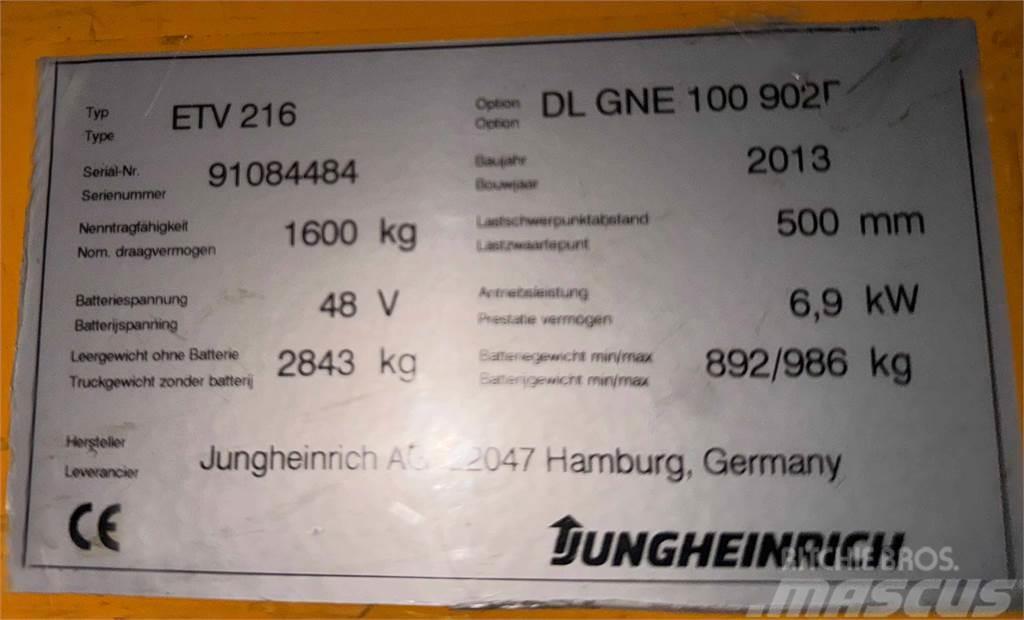 Jungheinrich ETV 216 - TRIPLEX - 9.020MM HUBHÖHE - 9.376STD Mini pelle < 7t