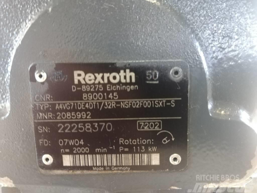 Rexroth A4VG71DE4DT1/32R-NSF02F001SXT-S Autres accessoires