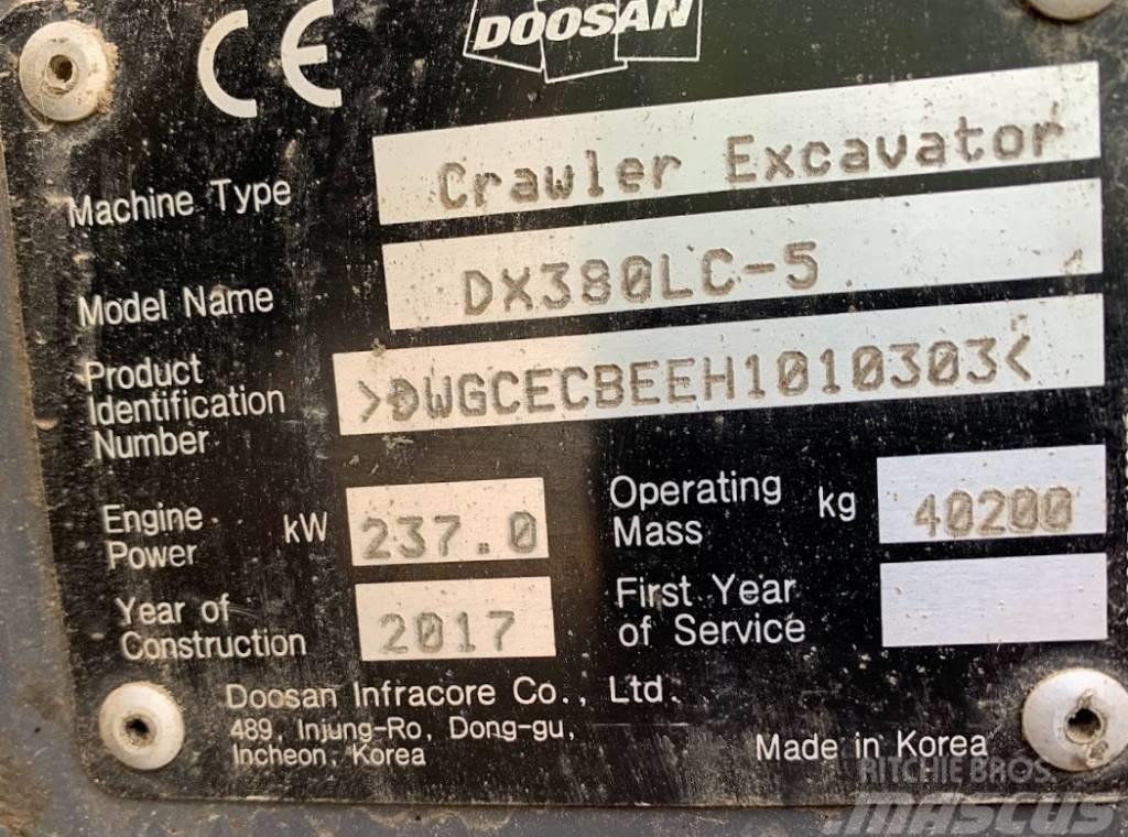 Doosan DX 380 LC-5 Pelle sur chenilles