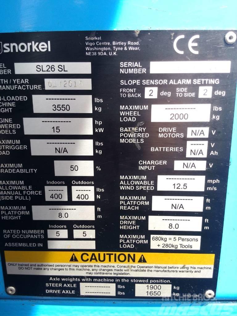 Snorkel SL 26 Nacelles articulées