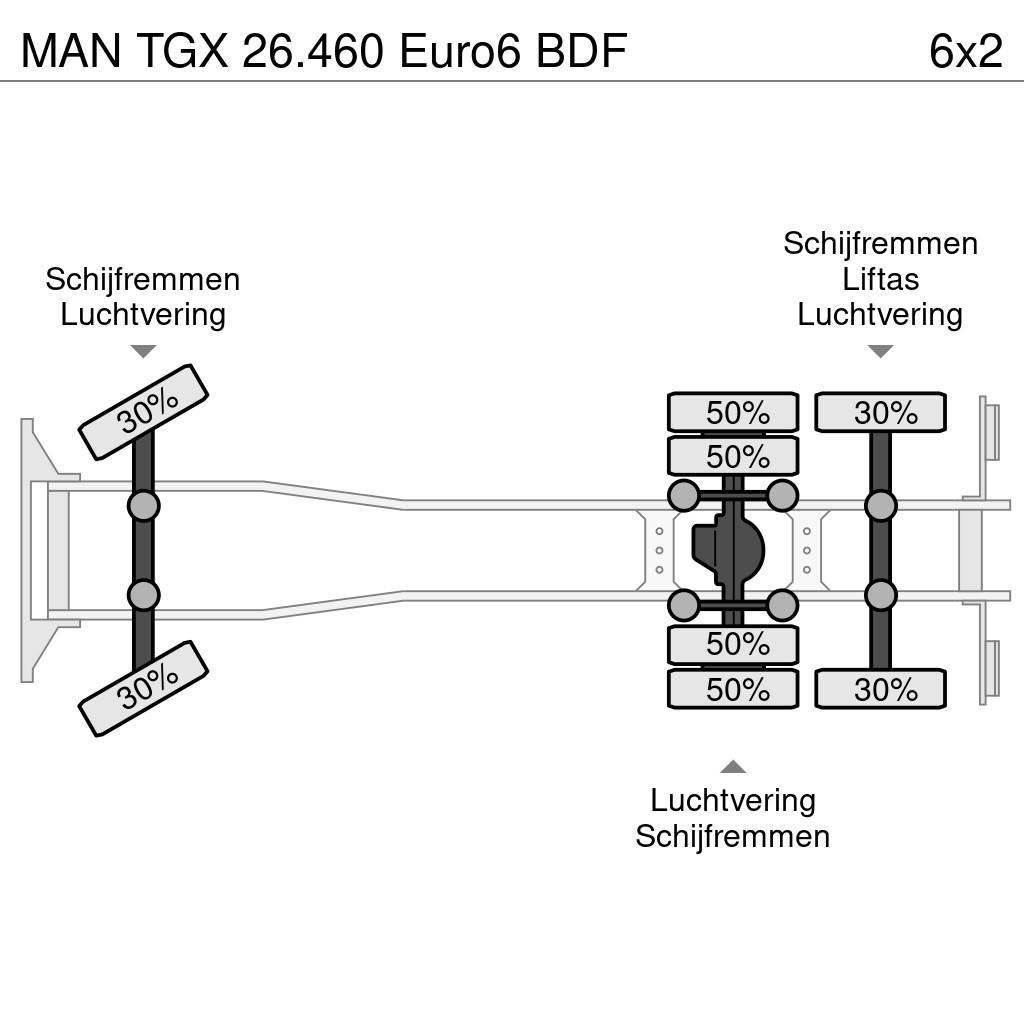 MAN TGX 26.460 Euro6 BDF Chariots à câble démontable