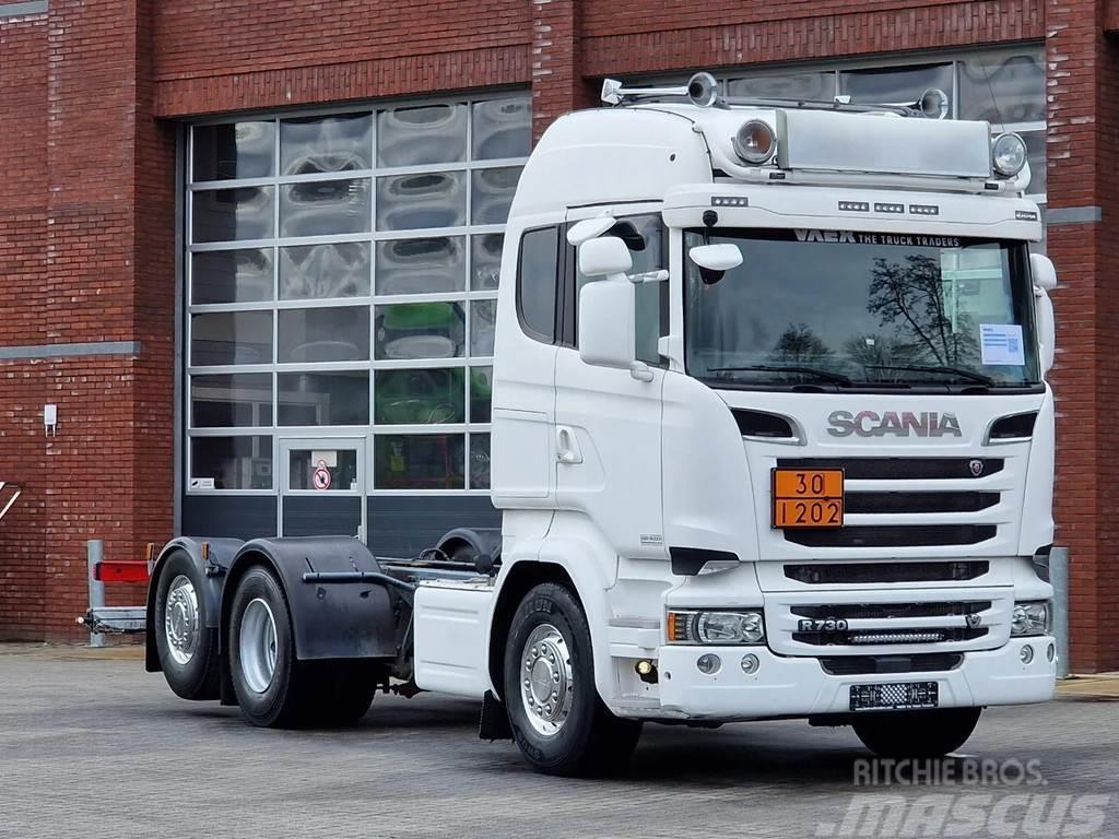 Scania R730 V8 Highline 6x2*4 - Chassis - Retarder - Full Châssis cabine