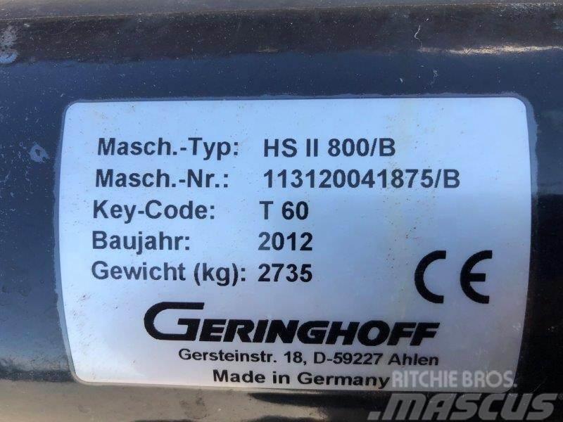 Geringhoff HS II 800 B Accessoires moissonneuse batteuse
