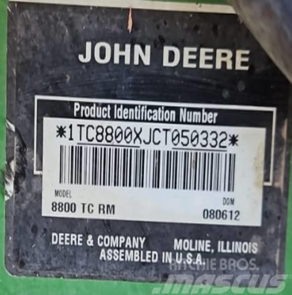John Deere 8800 TC RM TerrainCut Tondeuses montées