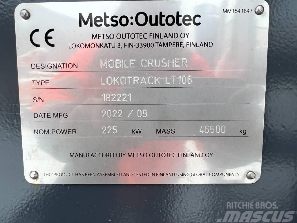 Metso LT106 Concasseur mobile