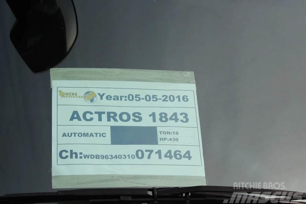 Mercedes-Benz Actros 1843 + retarder + EURO 6 Tracteur routier
