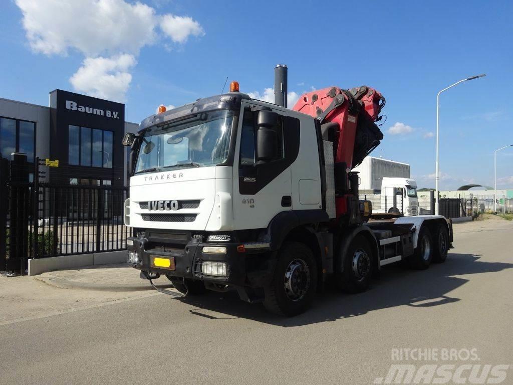 Iveco Trakker 410 8X4 TREKKER / BAKWAGEN COMBI / HMF 852 Tracteur routier