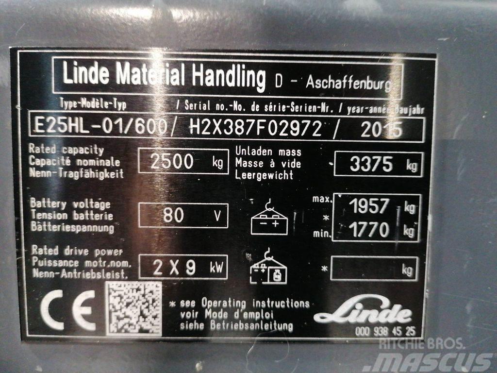 Linde E25HL-01/600 Chariots élévateurs électriques
