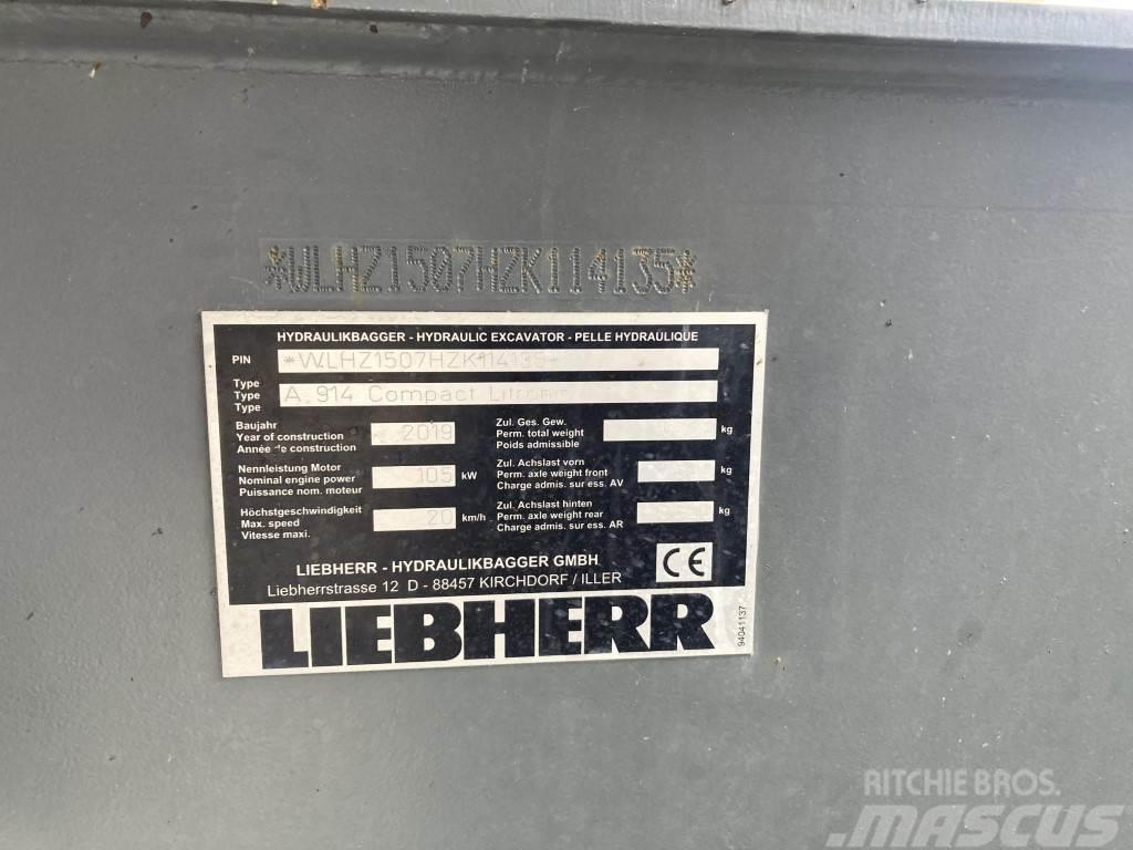 Liebherr A 914 Compact Litronic Pelle sur pneus