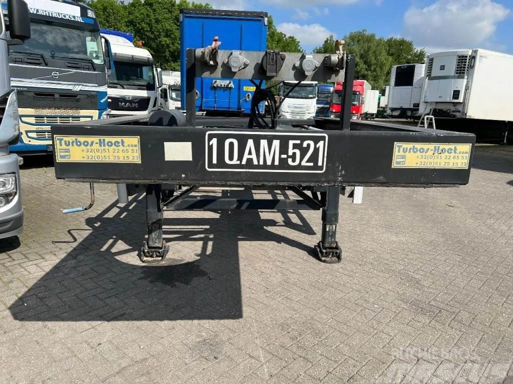  TURBOS HOET TANKCONTAINER CHASSIS Containerframe semi-trailers