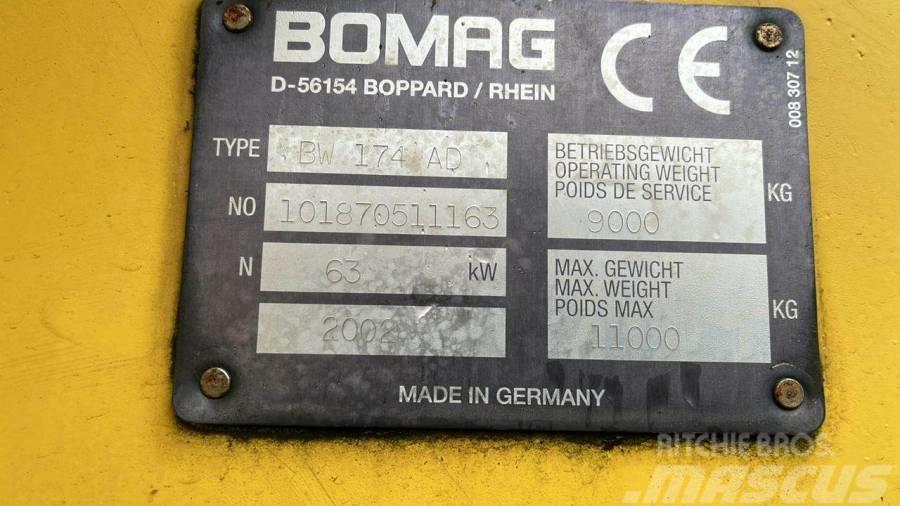 Bomag BW174 AD Rouleaux tandem