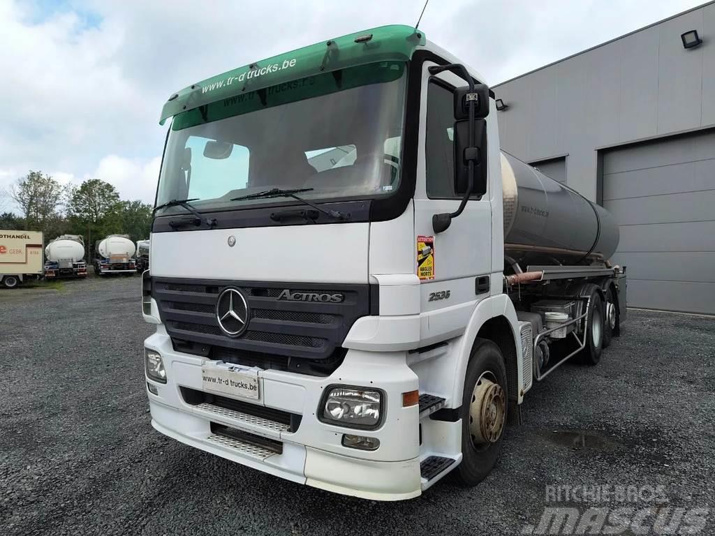 Mercedes-Benz Actros 2536 6X2 - TANK IN INSULATED STAINLESS STEE Motrici cisterna