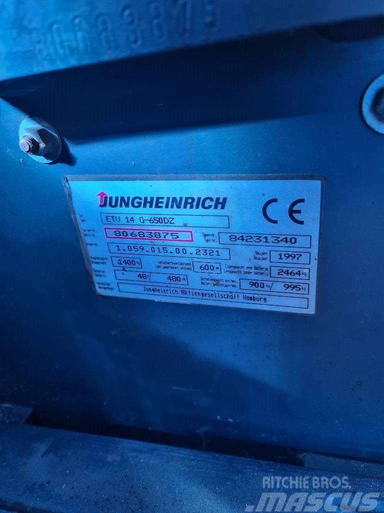 Jungheinrich ETV 14 Chariot à mât rétractable