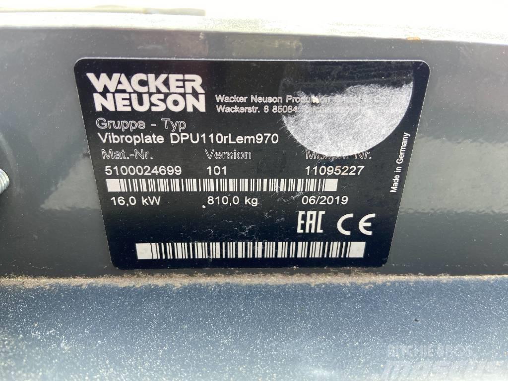 Wacker Neuson DPU110rLem970 Plaque vibrante