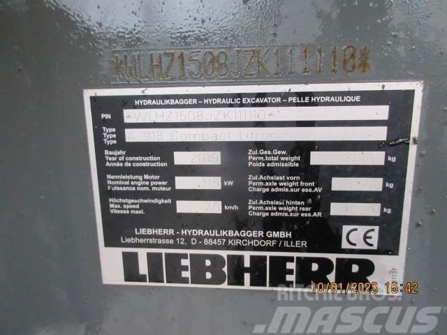 Liebherr A 918 Compact Litronic Pelle sur pneus
