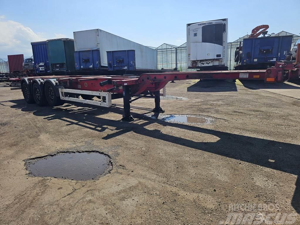 Krone SD 27 | 3 axle container chassis | 4740 kg | Saf D Semi remorque porte container