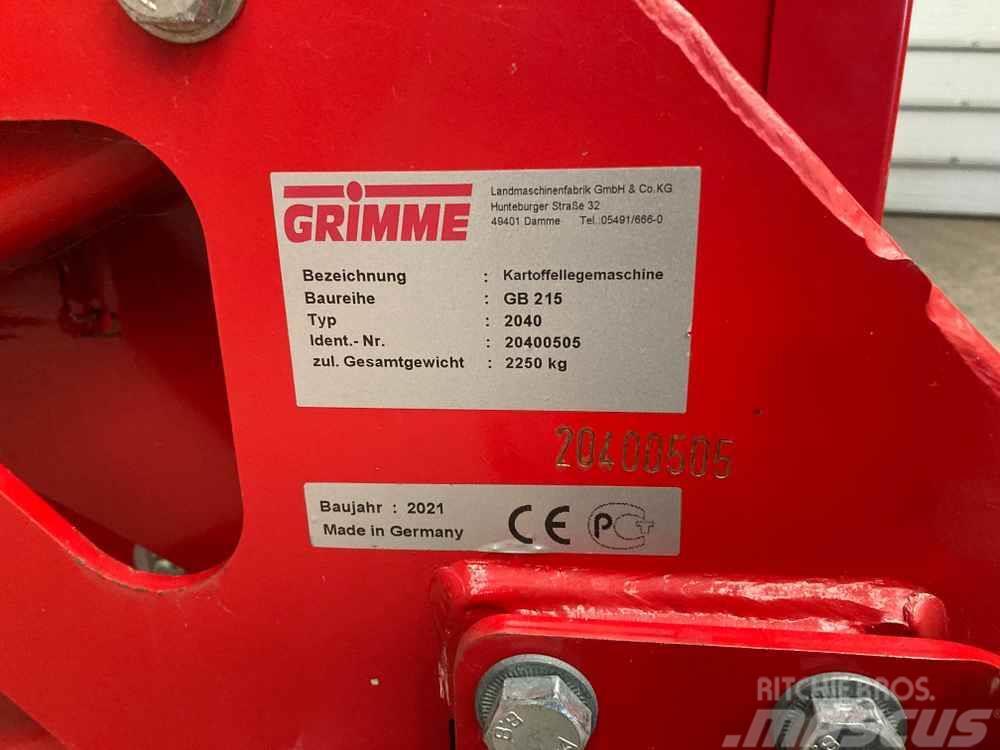 Grimme GB 215 Planteurs de pommes de terre