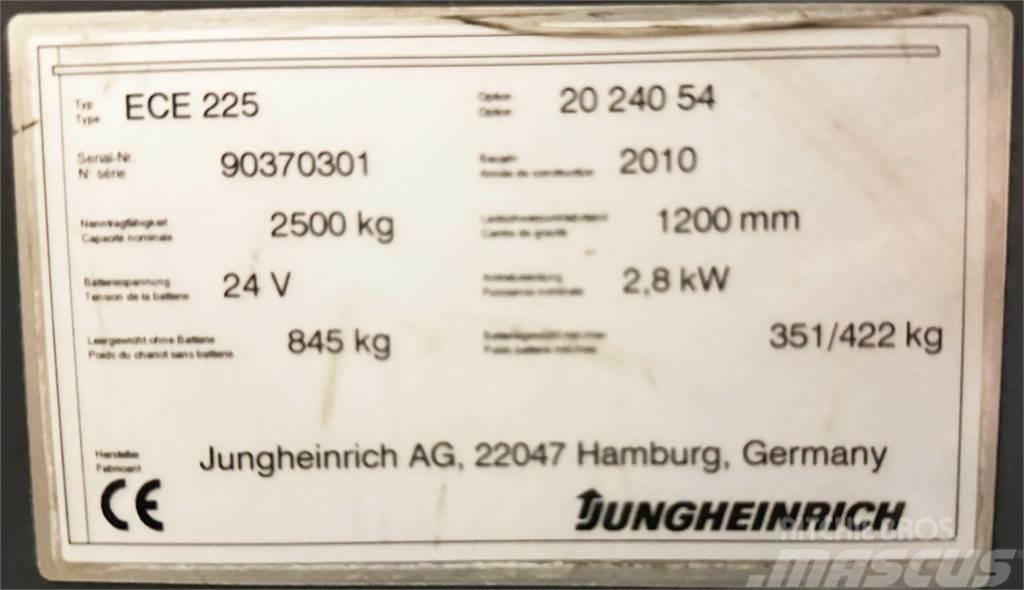 Jungheinrich ECE 225 - 2.400 MM GABELN - 2 EUROPALETTEN Mini pelle < 7t