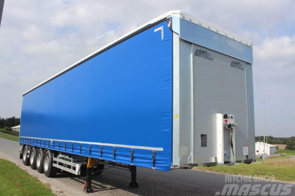 AMT GA400 - 4  akslet gardin trailer Semi remorque à rideaux coulissants (PLSC)