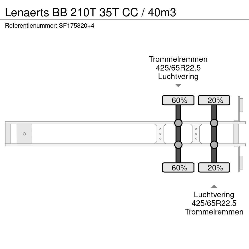 Lenaerts BB 210T 35T CC /  40m3 Benne semi remorque