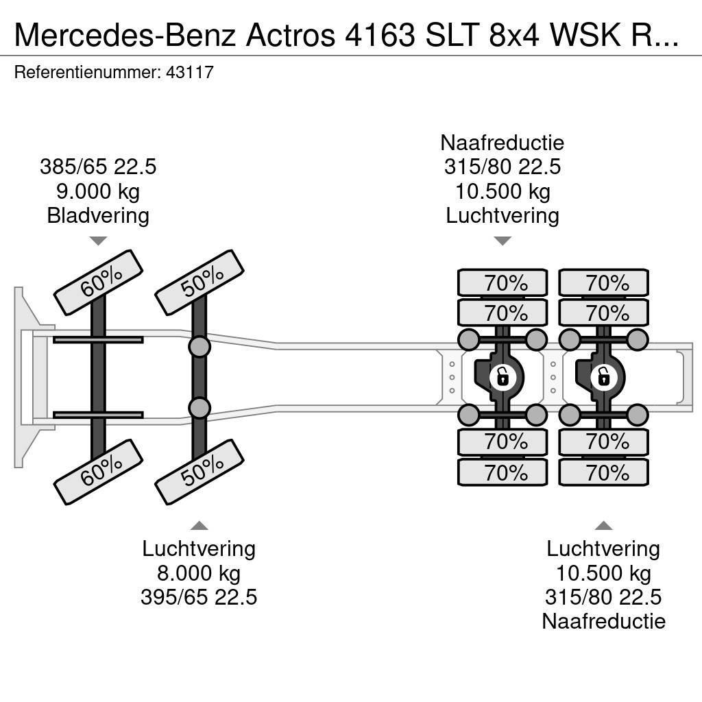 Mercedes-Benz Actros 4163 SLT 8x4 WSK Retarder 180 TON Tracteur routier