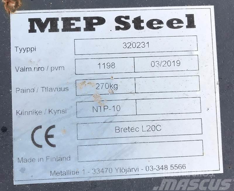  MEP Steel BRETEC L20C ISKUVASARAN KIINNIKELEVY NTP Autres accessoires