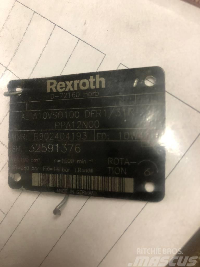 Rexroth AL A10VSO100 DFR1/31R-PPA12N00 Autres accessoires