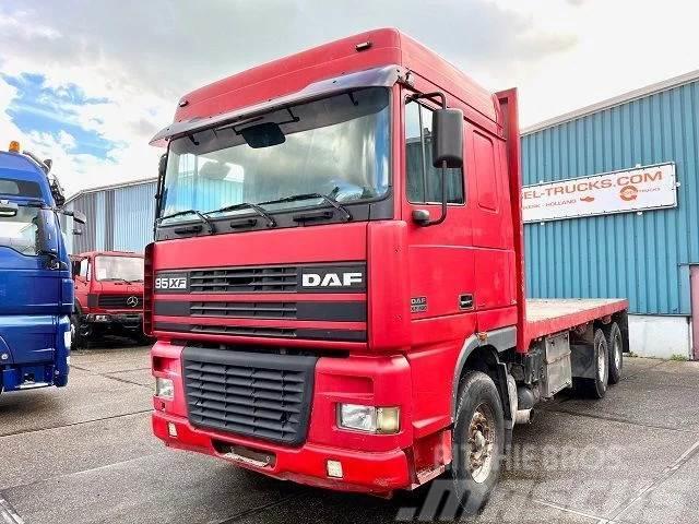 DAF 95-430XF SPACECAB 6x4 FULL STEEL WITH OPEN BODY (E Camion plateau