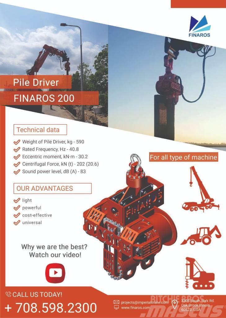  Finaros FR200 Enfonce pieu hydraulique