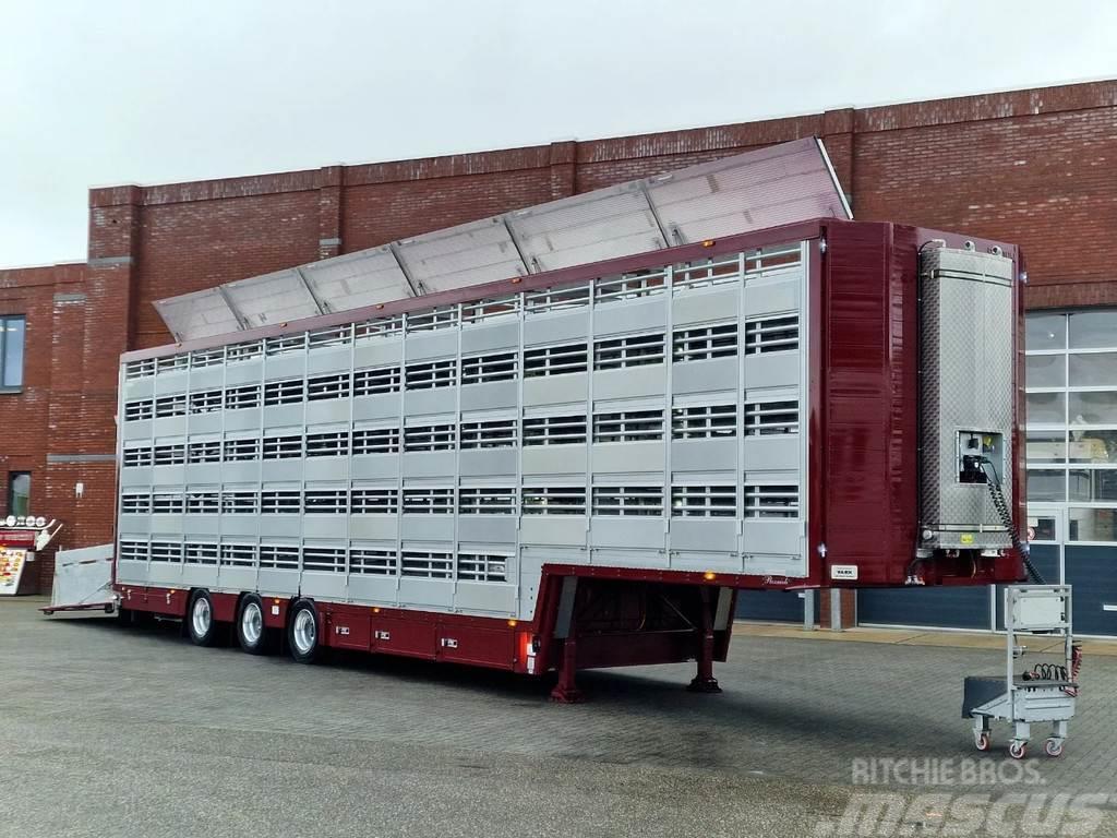 Pezzaioli New 5 stock Livestock trailer - Water & Ventilatio Semi remorque bétaillère