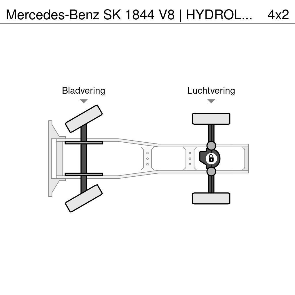 Mercedes-Benz SK 1844 V8 | HYDROLIC | RETARDER | MANUEL GEAR | H Tracteur routier