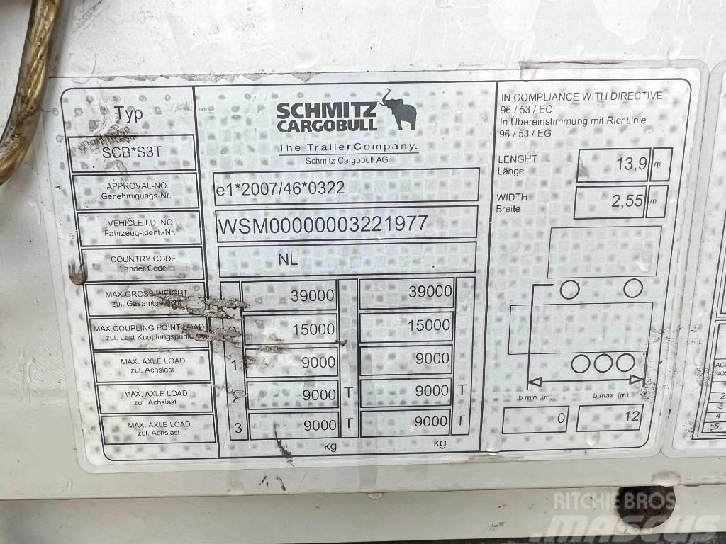 Schmitz Cargobull SCB* - Coil Trailer / 3 Axles Semi remorque à rideaux coulissants (PLSC)