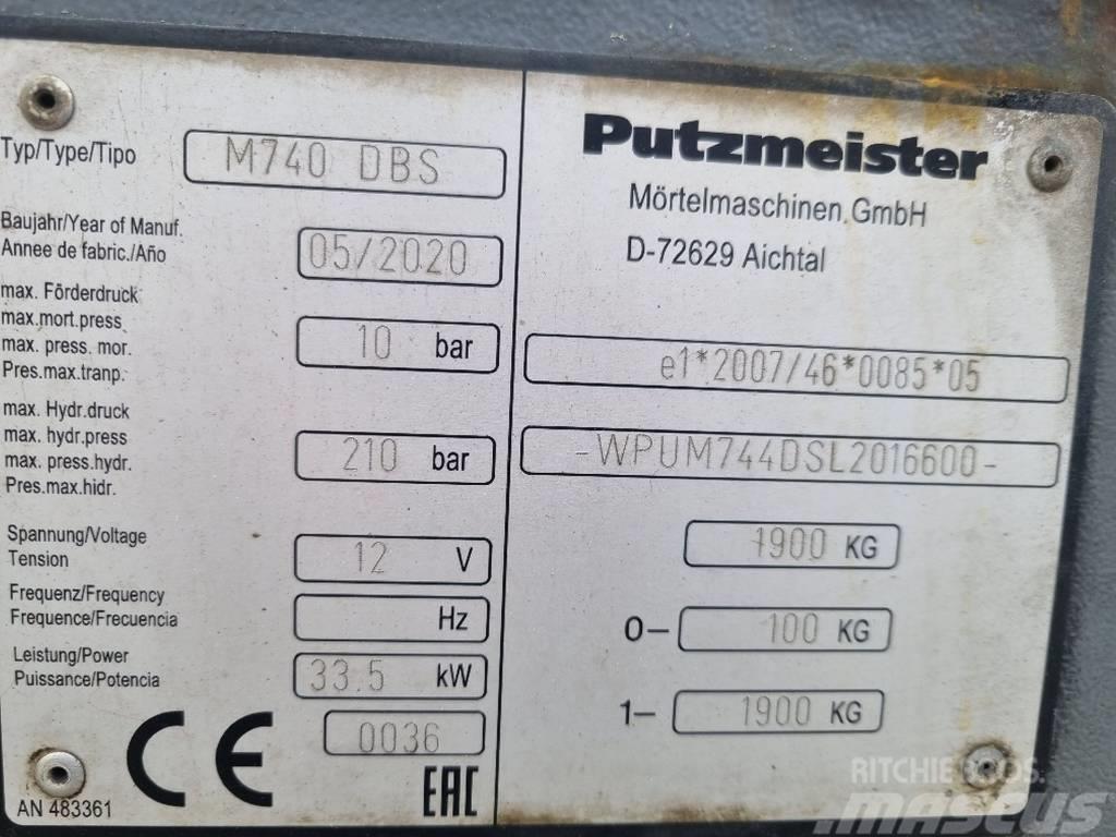 Putzmeister M 740/4 DBS Pompes à billes