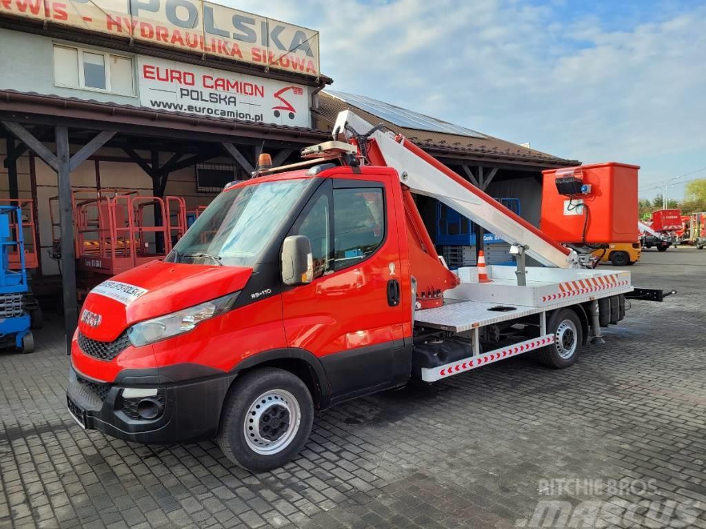 Multitel 160 ALU DS - 16m Iveco Daily / bucket truck Camion nacelle