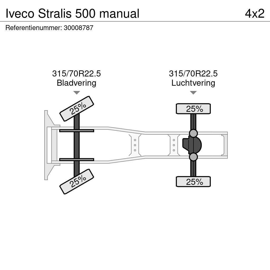 Iveco Stralis 500 manual Tracteur routier