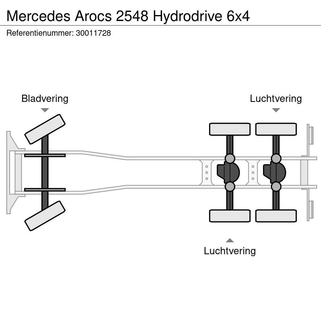 Mercedes-Benz Arocs 2548 Hydrodrive 6x4 Châssis cabine
