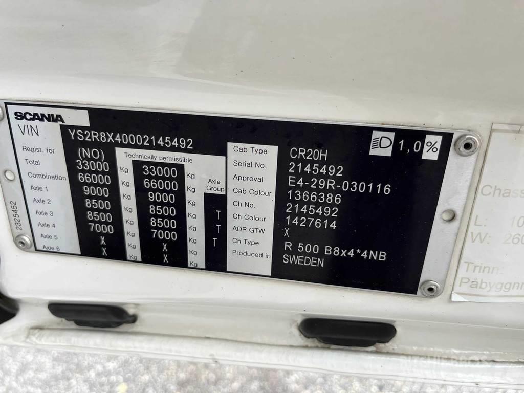 Scania R500 8X4*4 EURO 6 + RETARDER Châssis cabine