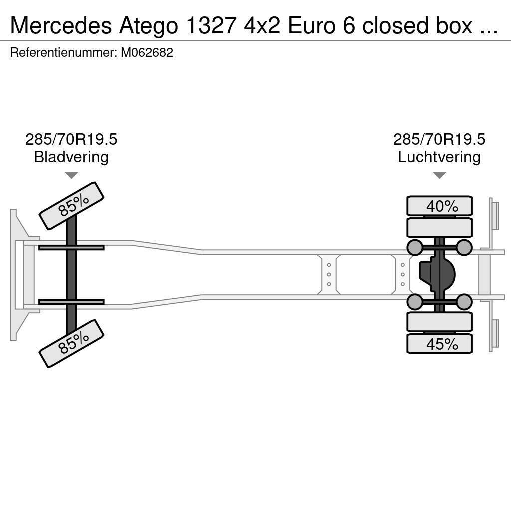 Mercedes-Benz Atego 1327 4x2 Euro 6 closed box + taillift Camion Fourgon